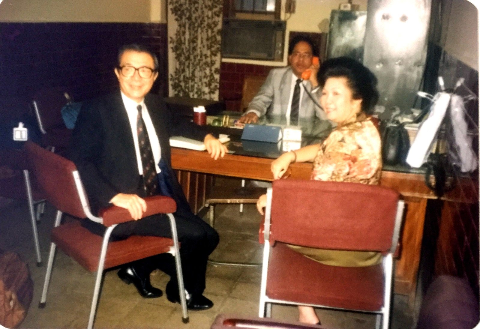 Dr. Alauddin in a professional meeting